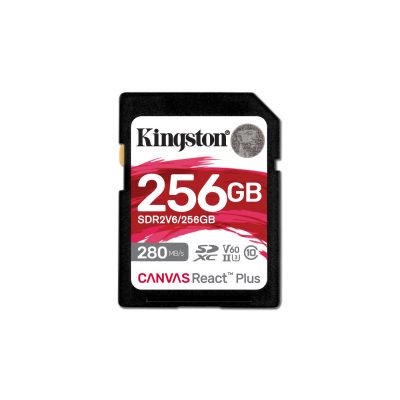 Kingston Technology Canvas React Plus 256 GB SDXC UHS-II Class 10