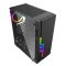 Gembird Fornax 2000 RGB Midi Tower Fekete