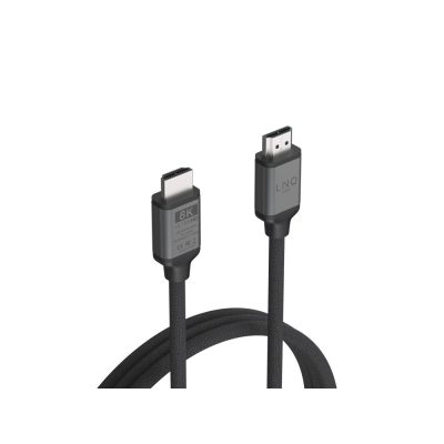 LINQ byELEMENTS LQ48027 HDMI kábel 2 M HDMI A-típus (Standard) Fekete
