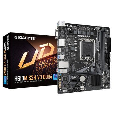 Gigabyte H610M S2H V3 DDR4 alaplap Intel H610 Express LGA 1700 Micro ATX