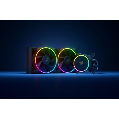 Razer Hanbo Chroma RGB Processzor Folyadékhűtés készlet 12 cm Fekete