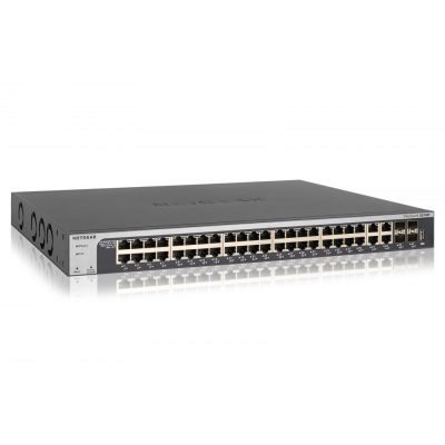 NETGEAR XS748T-100NES hálózati kapcsoló Vezérelt L2+/L3 10G Ethernet (100/1000/10000) Fekete