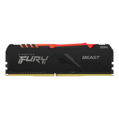 Kingston Technology FURY Beast RGB memóriamodul 8 GB 1 x 8 GB DDR4 3200 Mhz