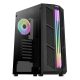 Aerocool Prime-G-BK-v2 Midi Tower Fekete