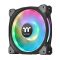 Thermaltake Riing Duo 12 RGB Premium Edition Számítógép ház Ventilátor 12 cm Fekete