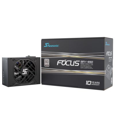 Seasonic FOCUS-SPX-650 tápegység 650 W 20+4 pin ATX CFX Fekete