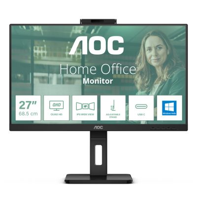 AOC Q27P3CW számítógép monitor 68,6 cm (27") 2560 x 1440 pixelek Quad HD LED Fekete