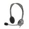 Logitech H110 Headset Vezetékes Fejpánt Iroda/telefonos ügyfélközpont Fekete, Ezüst