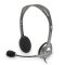 Logitech H110 Headset Vezetékes Fejpánt Iroda/telefonos ügyfélközpont Fekete, Ezüst