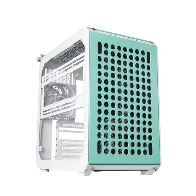 Cooler Master QUBE 500 Flatpack Macaron Edition Midi Tower Krém, Mentazöld színű, Rózsaszín