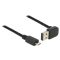 DeLOCK 1m, USB 2.0-A - USB 2.0 micro-B USB kábel USB A Micro-USB B Fekete