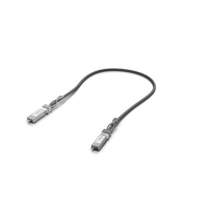 Ubiquiti UACC-DAC-SFP10-0.5M InfiniBand kábel 0,5 M SFP+ Fekete