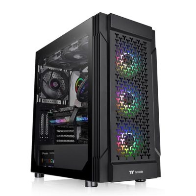 Thermaltake Versa T27 TG ARGB Midi Tower Fekete