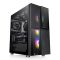 Thermaltake Versa T26 TG ARGB Midi Tower Fekete