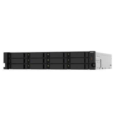 QNAP TS-1232PXU-RP NAS Rack (2U) Ethernet/LAN csatlakozás Fekete AL324