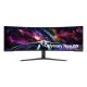 Samsung Odyssey S57CG954NU számítógép monitor 144,8 cm (57") 7680 x 2160 pixelek 8K Ultra HD QLED Fekete, Fehér