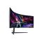 Samsung Odyssey S57CG954NU számítógép monitor 144,8 cm (57") 7680 x 2160 pixelek 8K Ultra HD QLED Fekete, Fehér