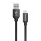 COLORWAY Kábel, Cable USB Apple Lightning 2m 2.4A black (CW-CBUL007-BK)