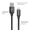 COLORWAY Kábel, Cable USB Apple Lightning 2m 2.4A black (CW-CBUL007-BK)