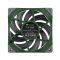 Thermaltake Toughfan 12 Racing Green High Static Pressure Radiator Fan Univerzális Ventilátor 12 cm Zöld 1 dB