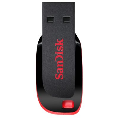 SanDisk Cruzer Blade USB flash meghajtó 32 GB USB A típus 2.0 Fekete, Vörös