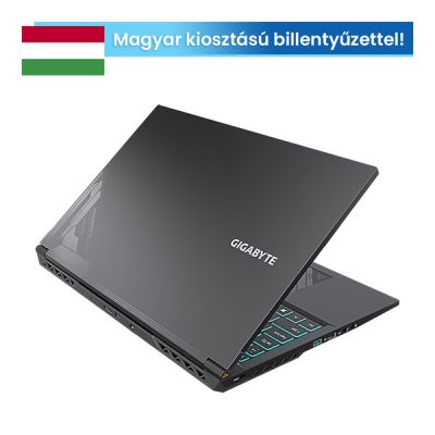 GIGABYTE G5 MF 15.6" FHD (IPS/144Hz), Intel Core i7-13620H (10C/4.9Ghz), 16GB, 1TB SSD, RTX 4050, Magyar billentyű