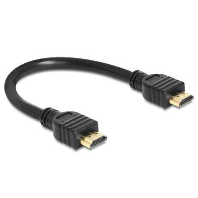 DeLOCK 83352 HDMI kábel 0,25 M HDMI A-típus (Standard) Fekete