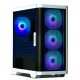 Zalman M4 WHITE számítógép ház Mini Tower Fekete