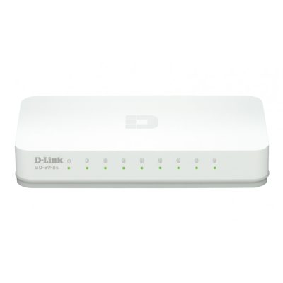 D-Link GO-SW-8E/E hálózati kapcsoló Beállítást nem igénylő (unmanaged) Fast Ethernet (10/100) Fehér
