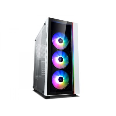 DeepCool Matrexx 55 V3 ADD-RGB WH 3F Midi Tower Fekete, Fehér