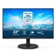 Philips V Line 222V8LA/00 számítógép monitor 54,6 cm (21.5") 1920 x 1080 pixelek Full HD LCD Fekete