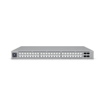 Ubiquiti USW-PRO-MAX-48-POE hálózati kapcsoló L3 2.5G Ethernet (100/1000/2500) Ethernet-áramellátás (PoE) támogatása Szürke