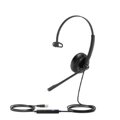 Yealink UH34 Lite Headset Vezetékes Fejpánt Iroda/telefonos ügyfélközpont Fekete
