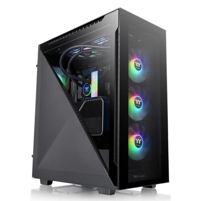 Thermaltake Divider 500 TG ARGB Midi Tower Fekete