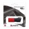 Kingston Technology DataTraveler Exodia M USB flash meghajtó 128 GB USB A típus 3.2 Gen 1 (3.1 Gen 1) Fekete, Vörös