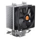 Thermaltake Contac 9 Processzor Hűtő 9,2 cm Alumínium, Fekete