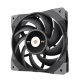 Thermaltake TOUGHFAN 12 Univerzális Ventilátor 12 cm Fekete 1 dB