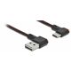 DeLOCK 85279 USB kábel USB 2.0 0,2 M USB A USB C Fekete