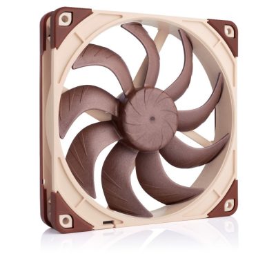 Noctua NF-A14X25 G2 LS-PWM számítógépes hűtőrendszer Számítógép ház Hűtő 14 cm Bézs, Barna 1 db