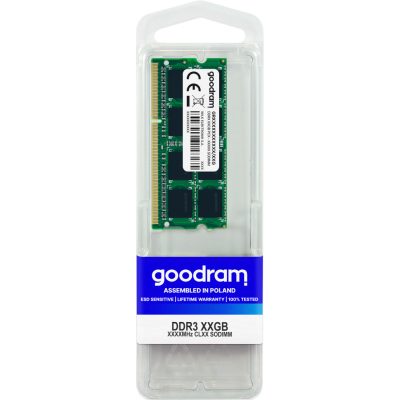 Goodram GR1600S364L11/4G memóriamodul 4 GB 1 x 4 GB DDR3 1600 Mhz