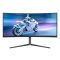 Philips Evnia 34M2C6500/00 számítógép monitor 86,4 cm (34") 3440 x 1440 pixelek Wide Quad HD QDOLED Szürke