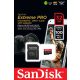 Sandisk 32GB microSDHC Extreme Pro Class 10 UHS-I V30 A1 + adapterrel