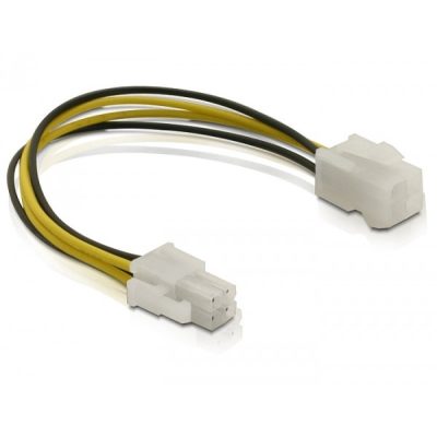 DeLOCK Power cable P4 male/female 0,15 M