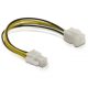 DeLOCK Power cable P4 male/female 0,15 M