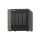 QNAP TS-431X3 NAS Tower Ethernet/LAN csatlakozás Fekete Alpine AL-314