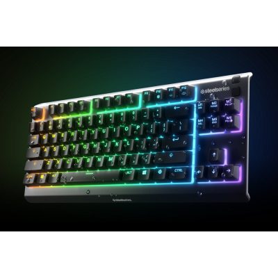 Steelseries Apex 3 TKL billentyűzet Játék USB QWERTY Angol Fekete