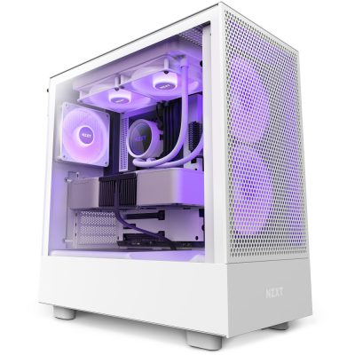 NZXT H5 Flow RGB Midi Tower Fehér