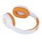 Konix Naruto KX BT HEADPHONES Headset Vezetékes és vezeték nélküli Fejpánt Játék Bluetooth Narancssárga, Fehér
