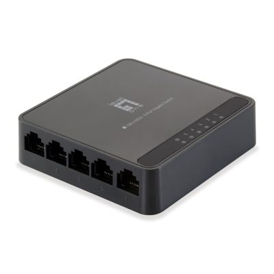 LevelOne GEU-0522 Gigabit Ethernet (10/100/1000) Fekete