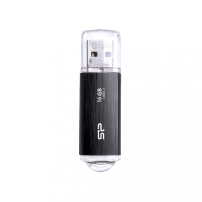 Silicon Power Blaze B02 USB flash meghajtó 16 GB USB A típus 3.2 Gen 1 (3.1 Gen 1) Fekete